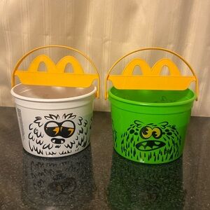 Two McDonald's Halloween 2024 Buckets